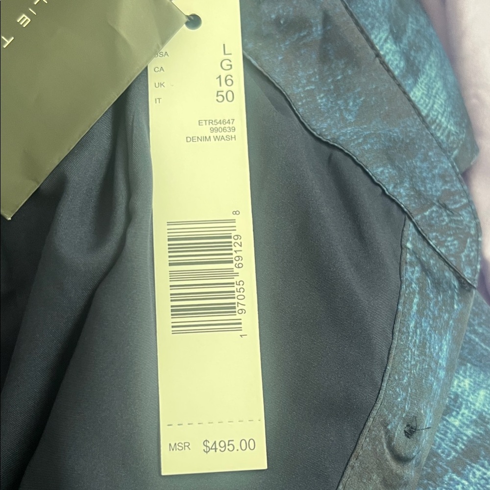 New Elie Tahari Navy and White Women's Dress size L - Picture 11 of 16